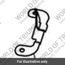 Bracket, Filler Cap (T2101148)