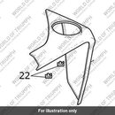 Upper Rad Cowl, Pntd, LH (T2101193-MS)