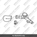 Hose, Coolant, Thermostat Outlet (T2102225)