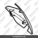 Rad Cowl, Outer, LH, Carbon, & Decal (T2103027)