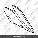 Rad Cowl, Outer, RH, Carbon, & Decal (T2103037)