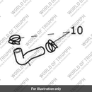 Hose, Water Inlet, Heat Ex (T2107200)