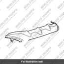 Rad Cover, Upper, Painted Black (T2108439-PS)
