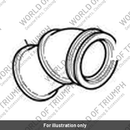 Duct, Intake, Single Throttle (T2201071)