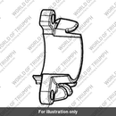 Casting, Finned, Lower, LH, Chrome (T2201237)