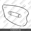 Airbox Cover, RH, Chromed, RT (T2201388)