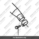 Clamp, Exhaust, Polished (T2201695)