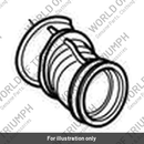 Intake Duct, RH, D44, Throttle (T2202459)