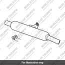 Silencer, Chrome, Packed, RH (T2202553)