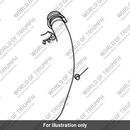 Exhaust Header Pipe, RH, Brushed (T2204314)