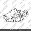Catbox Link Pipe Assembly (T2204334)
