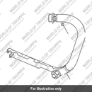 Exhaust Header Assembly, LH, Brushed (T2204502)