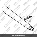 Silencer Assy, RH, N. American, Black (T2204550)