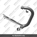 Exhaust Header Assembly, LH, Brushed (T2204797)