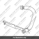 Exhaust Header Assy, LH, Black (T2204871)