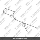 Silencer Assy, RH, Short, Black (T2204906)