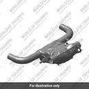 Catbox Linkpipe Assembly, Brushed (T2205435)