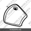 Cover, Heatshield, RH, Chrome (T2205493)