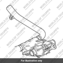 Catbox, Link Pipe Assy (T2205786)