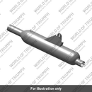 Silencer Assy, RH, Short, Brushed (T2206293)