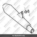 Silencer, Exhaust, RH, C4, Cat (T2206491)