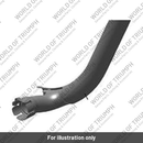 Exhaust Header Assembly, LH, Chromed (T2206632)