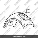 Rear mudguard (T2300641-CL)