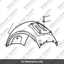 Rear mudguard (T2300645-HA)