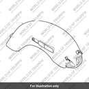 Rear Mudguard Assy (T2301146-DC)