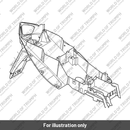 Rear mudguard (T2301182)