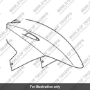 Front Mudguard, Front (T2301561-PR)