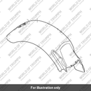 Rear Mudguard Assy (T2301949-CX)