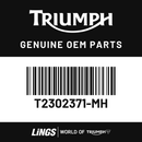 Rear Mudguard, Aluminium Silver (T2302371-MH) barcode