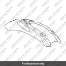 Rear Mudguard, Matt Phantom Black (T2302372-PD)