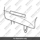 Decal, Sidepanel, Silver/Red (T2302619)