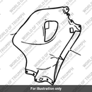 Lower fairing lh (T2302897-CM)
