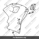 Side fairing LH (T2304753-JD)