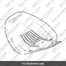 Seat Pan, Rider, Black (T2305579)