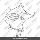 Lower fairing rh (T2306210-CP)