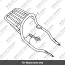 Luggage Rack, Chrome (T2306989)