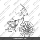 Decal, Lower Panel (T2308024)