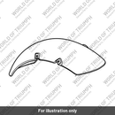 Front Mudguard, Carbon Fibre (T2308458)