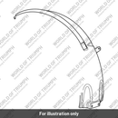 Rear Mudguard, Satin Sapphire (T2308721-QD)