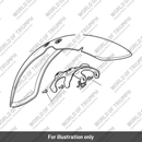 Front Mudguard, Jet Black (T2308894-PG)