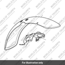 Front Mudguard, Sapphire Matt (T2308894-QC)