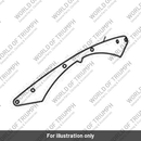 Brace, Screen, Rear, Horizontal (T2309169)