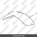 Mudguard, Front (T2309412-NW)