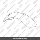 Mudguard, Front (T2309412-PG)