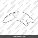 Mudguard, Rear (T2309419-LS)