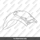 Mudguard, Rear (T2309419-MG)